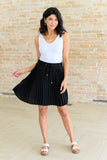 Pleated Skirt in Black