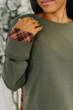 Layer Drop Shoulder Long Sleeve Top