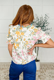 Leslie V-Neck Floral Blouse