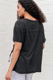 Sam Relaxed Tee in Black