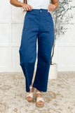 Straight Leg Trousers in Royal Blue
