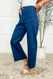 Straight Leg Trousers in Royal Blue