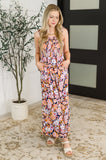 Floral Jumpsuit in Retro Floral
