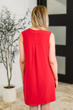 Lizzy Tank Dress in Red