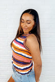 Aura Striped Knit Tank