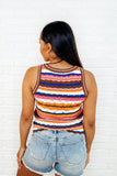 Aura Striped Knit Tank
