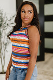 Aura Striped Knit Tank