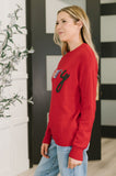 Merry Applique Pullover