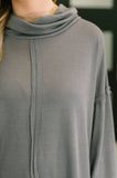Metro Flow Center Seam Turtleneck