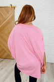 Minimal Muse Batwing Tee in Blossom Pink