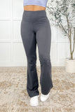 Motion Flared Yoga Pants in Titanium