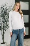 Giana Long Sleeve Top in White