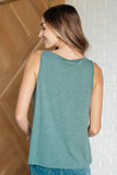 V-Neck Tank in Mist