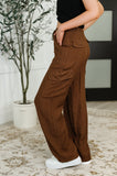 Off Duty Straight Leg Cargo Pants in Brown