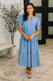 Cristy Tiered Midi Dress
