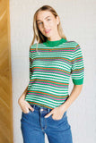 Lena Knit Striped Top