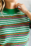 Lena Knit Striped Top