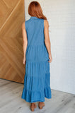 Goldie Denim Maxi Dress