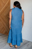 Goldie Denim Maxi Dress