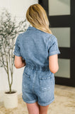 Gabrielle Denim Romper