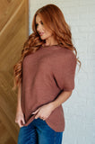 Alice Dolman Sleeve Knit Top in Coffee