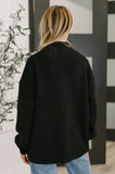 Victoria High Neck Pullover in Black