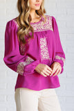 Quinn Embroidered Blouse