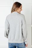 Runner Half Zip Jacket in Heather Grey