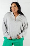 Runner Half Zip Jacket in Heather Grey