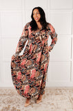 Faux Wrap Maxi Dress