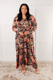 Faux Wrap Maxi Dress