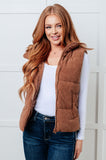 Corduroy Puffer Vest