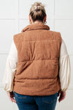 Corduroy Puffer Vest