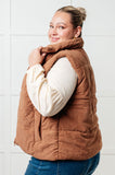 Corduroy Puffer Vest