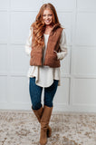 Corduroy Puffer Vest