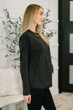 Simple Shoulder Exposed Seam Top