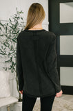 Simple Shoulder Exposed Seam Top