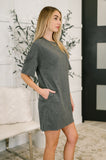 Brigid Textured T-Shirt Dress