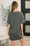 Brigid Textured T-Shirt Dress