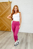 Squat Squad High Waisted Leggings in Raspberry