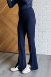 Aubrey Flare Leggings in Navy