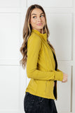 Activewear Jacket in Yellow Pear