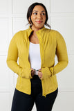 Activewear Jacket in Yellow Pear