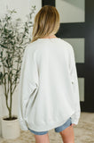 Sunday Relaxed Pullover in Bone