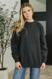 Sunday Relaxed Pullover in Charcoal
