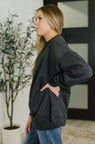 Sunday Relaxed Pullover in Charcoal