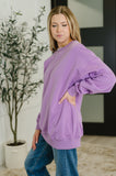 Sunday Relaxed Pullover in Lavender
