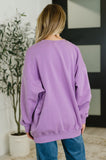 Sunday Relaxed Pullover in Lavender