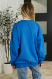 Sunday Relaxed Pullover in Ocean Blue