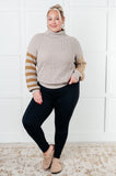 Seasonal Patchwork Waffle Knit Sweater